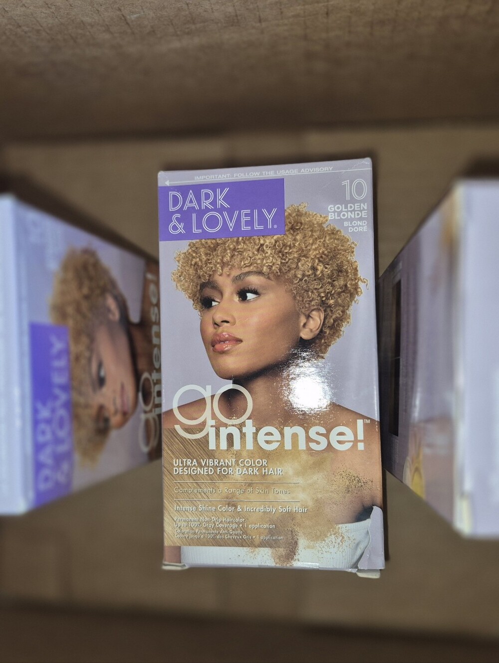 3x SoftSheen-Carson Dark & Lovely Go Intense! Ultra Vibrant Permanent Hair #10